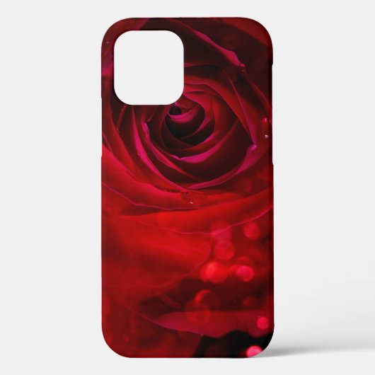 レッドローズバレンタインデーデザイン Case-Mate iPhoneケース (裏面)