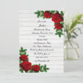 レッドローズパインブランチクリスマスバチェロレッテ 招待状 (スタンド正面)