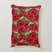 レッドローズパスフラワーガーランド アクセントクッション (裏面(縦))