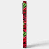 レッドローズパスフラワーガーランド Case-Mate iPhoneケース (裏面 / 左)