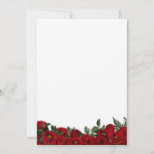 レッドローズパペルピカドウエスタンチャロキンセニェラ 招待状 (裏面)