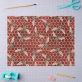 レッドローズビーシリーズデザイン54 薄葉紙 (クラフト)