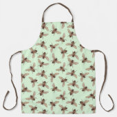 レッドローズビーシリーズデザイン56エプロン エプロン (正面)