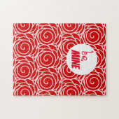 レッドローズビーマインバレンタイン ジグソーパズル (横)