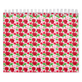 レッドローズピンクハートハッピーバレンタインデー カレンダー (カバー)