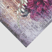 レッドローズフローラエフェメラデクページポートレート 薄葉紙 (詳細)