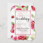 レッドローズフローラクラシックプリントドッグの名誉アナウンス 案内状 (正面)