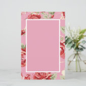 レッドローズフローラクラシックプリントブライダルシャワーannou (スタンド正面)