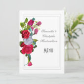レッドローズフローラ結婚ブーケのメニュー メニュー (スタンド正面)