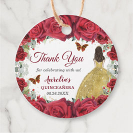 レッドローズフローラ蝶プリンセスイエロードレス フェイバータグ