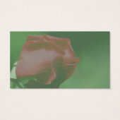 レッドローズブドアップクローズフラワービジネスカード (裏面)