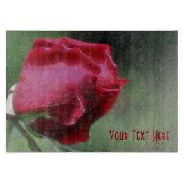 レッドローズブドフラワー自然 カッティングボード