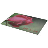 レッドローズブドフラワー自然 カッティングボード (角)