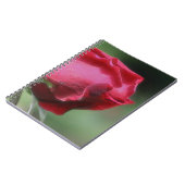 レッドローズブドフラワー自然 ノートブック (左側)