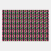 レッドローズブドベンディングパーソナライズされた抽象芸術 ラッピングペーパーシート (正面2)