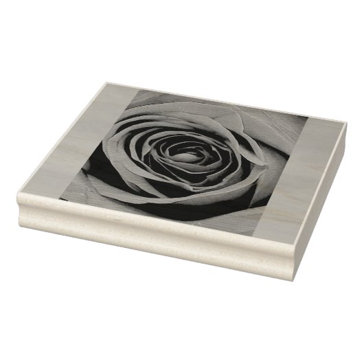 レッドローズブド ラバースタンプ (スタンプ)