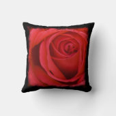 レッドローズブラック縁ど クッション (裏面)