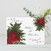 レッドローズブークエ招待状 招待状 (スタンド正面)