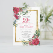 レッドローズホリー90th驚きのパーティー 招待状 (スタンド正面)
