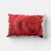 レッドローズホワイトラ縁どンバー ランバークッション (裏面)