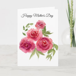 レッドローズマザーズデイカード カード