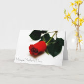 レッドローズマザーズデイ カード (黄色い花)