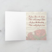 レッドローズミュージックバレンタインデー シーズンカード (内部)