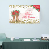 レッドローズメキシコのメスカインズラージバナー 横断幕 (トレードショー)