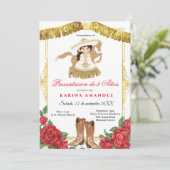 レッドローズラティーノスリーアイアールドプレゼンテーションガール 招待状 (スタンド正面)