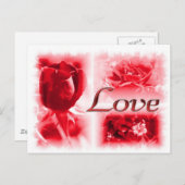 レッドローズラブトリオ ポストカード (正面/裏面)