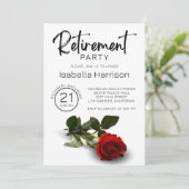 レッドローズリタイアメント招待状 招待状 (スタンド正面)