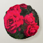 レッドローズロザリウム ラウンドクッション (裏面)