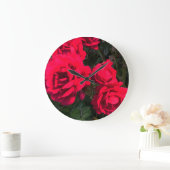レッドローズロザリウム ラージ壁時計 (ホーム)