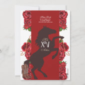 レッドローズロデオウエスタンチャロキンセアニェラ 招待状 (裏面)