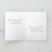 レッドローズロマンチック私はあなたを愛する誕生日カード ノートカード (内部)