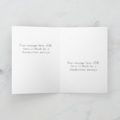 レッドローズロマンチック私はあなたを愛する誕生日カード ノートカード (内部)