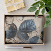 レッドローズヴィンテージインスパイアデカップページティッシュペーパー 薄葉紙 (ギフト)