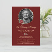 レッドローズ写真追悼会 招待状 (スタンド正面)