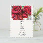 レッドローズ招待状 招待状 (スタンド正面)