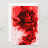 レッドローズ招待状/発表 招待状 (正面/裏面)