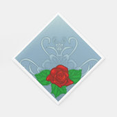 レッドローズ紙ナプキンス スタンダードランチョンナプキン (角)