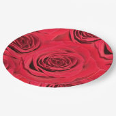レッドローズ紙プレート ペーパープレート (アングル)