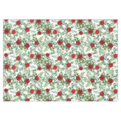 レッドローズ結婚のエレガントクラシック テーブルクロス (正面(横))