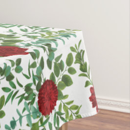 レッドローズ結婚のエレガントクラシック テーブルクロス