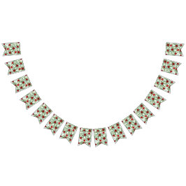 レッドローズ結婚のエレガントクラシック バンティングフラッグ