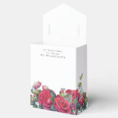 レッドローズ結婚の感謝 フェイバーボックス (オープン)