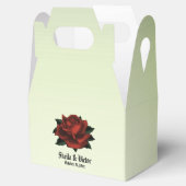 レッドローズ結婚ゴシックパーソナライズされたズ フェイバーボックス (オープン)