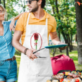 レッドローズ結婚ズエプロン スタンダードエプロン