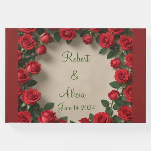 レッドローズ結婚ズ ゲストブック (正面)