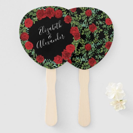 レッドローズ結婚ズ ハンドファン (正面&裏面)